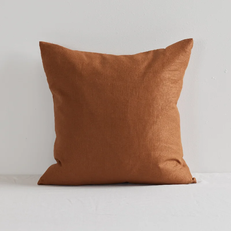 Jasper V2 Linen Cushion - Clay - 50X50