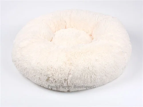 Susan Lanci Shag Bed - Cream