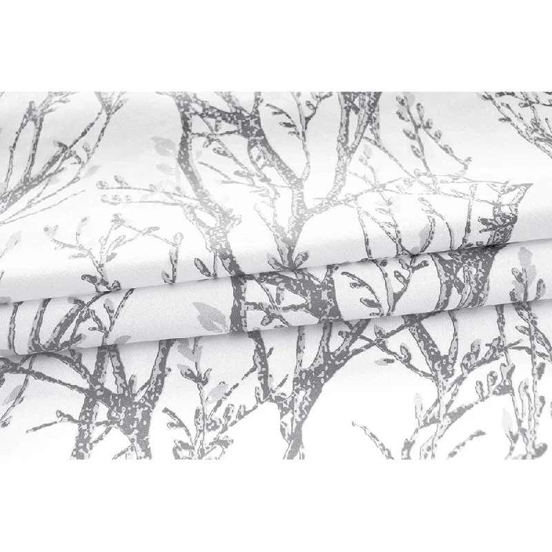 Porch & Den Pagosa Tree Branch -piece Valance and Tiers Set