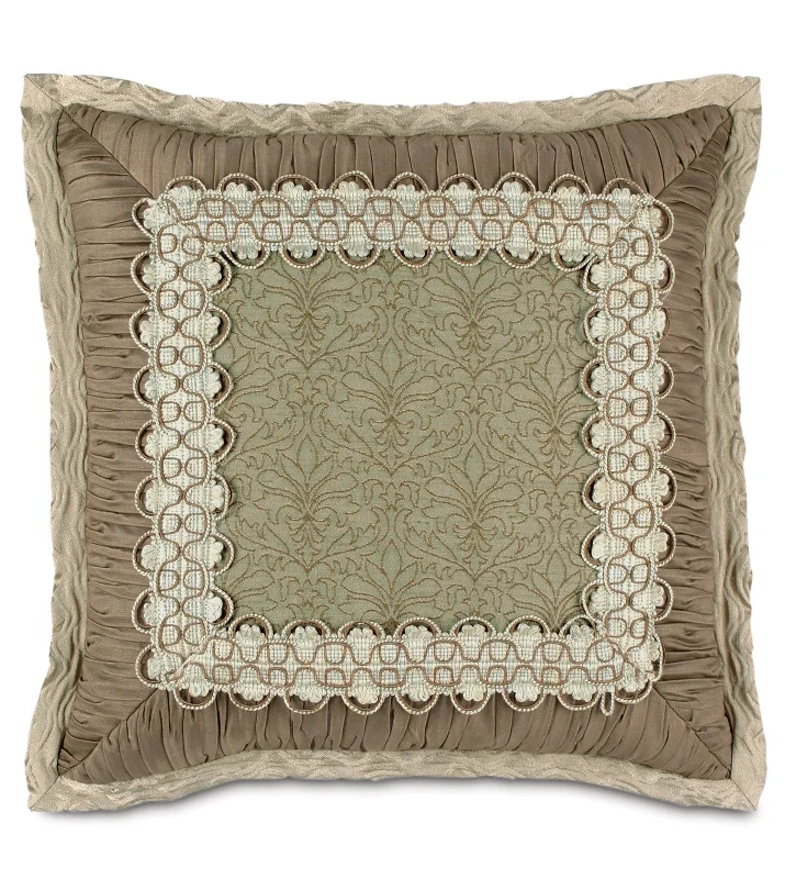 Sorel Spa Mitered Throw Pillow Cover 20x20