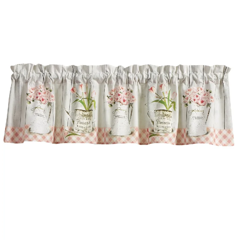 Farmhouse Peonies Valance - 60x14 Park designs