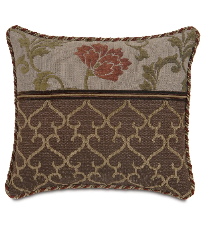 Dawn Scroll Lumbar Pillow Cover 15x18