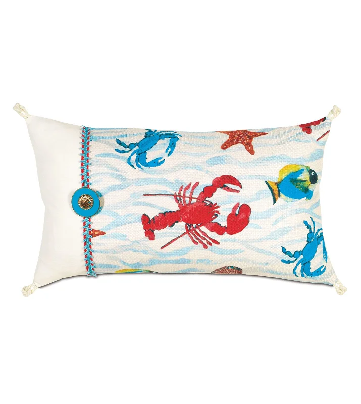 Under The Sea Triton Lumbar Pillow Cover 15x26