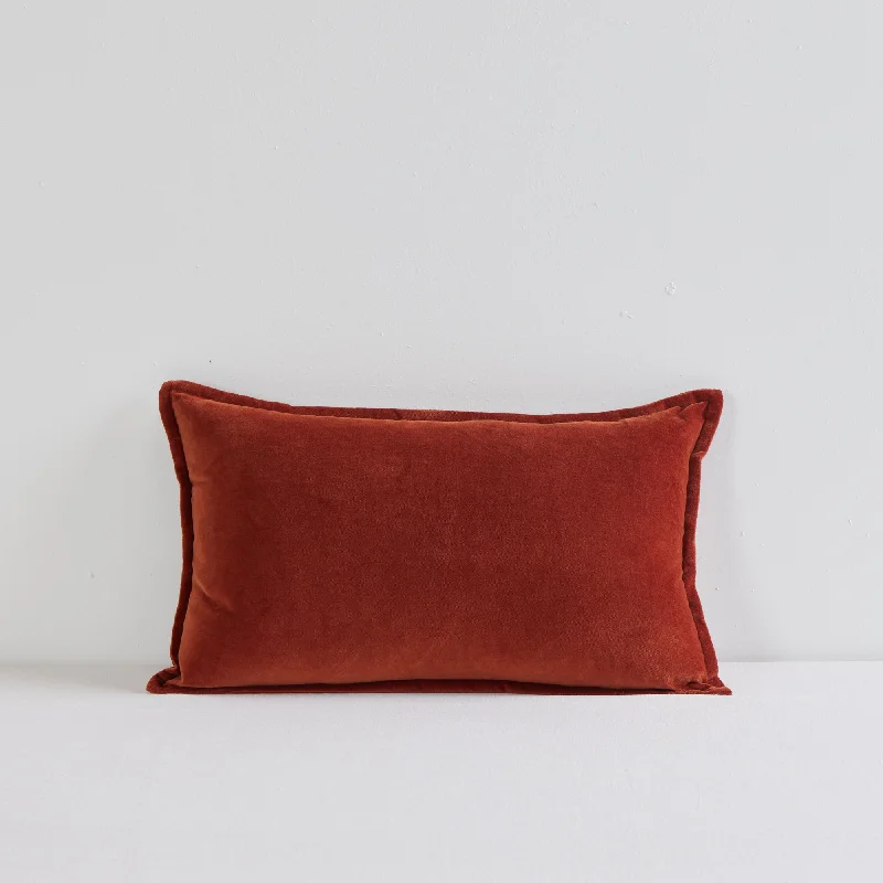 Hudson V2 Velvet Cushion - Rust - 30X50