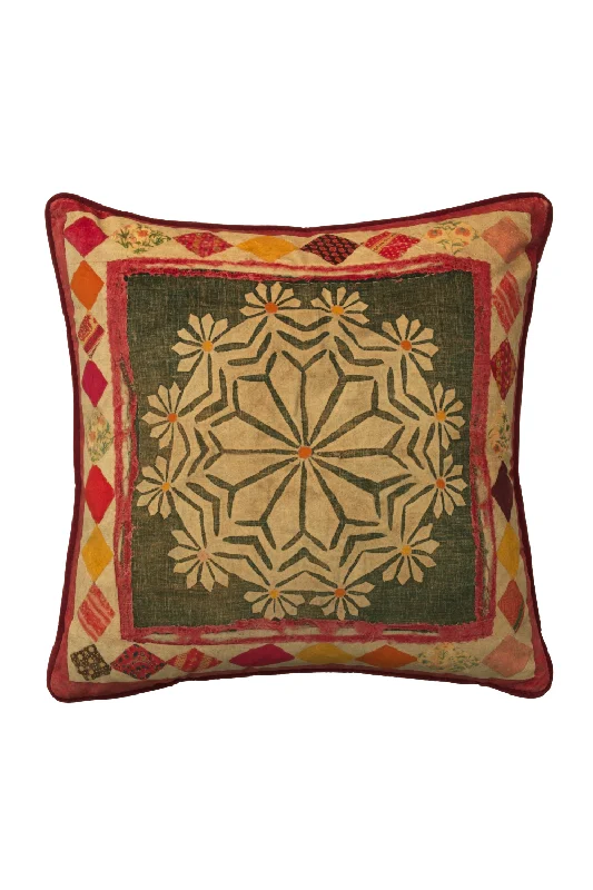 Bohemian Cushion With Piping | Andrew Martin Courtyard