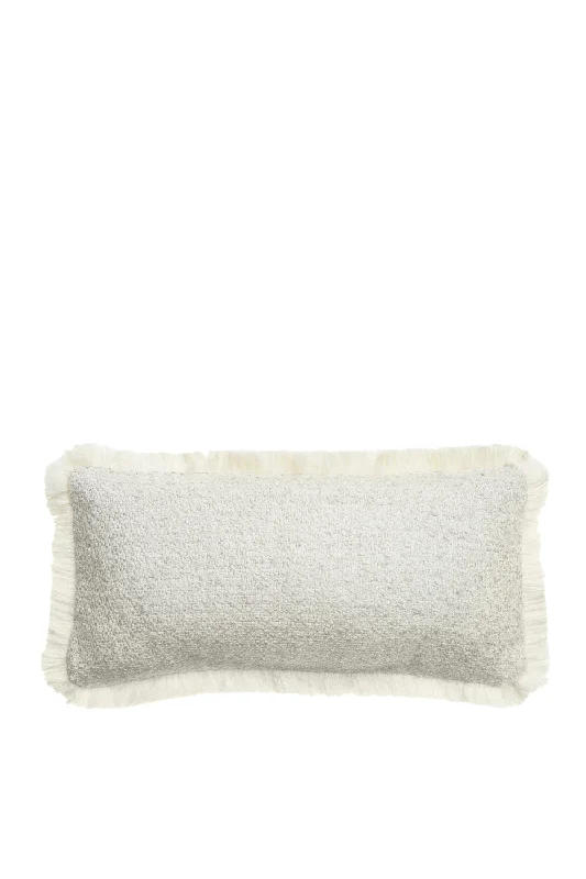 Boucle Fringed Rectangular Cushion | Andrew Martin Huntsman