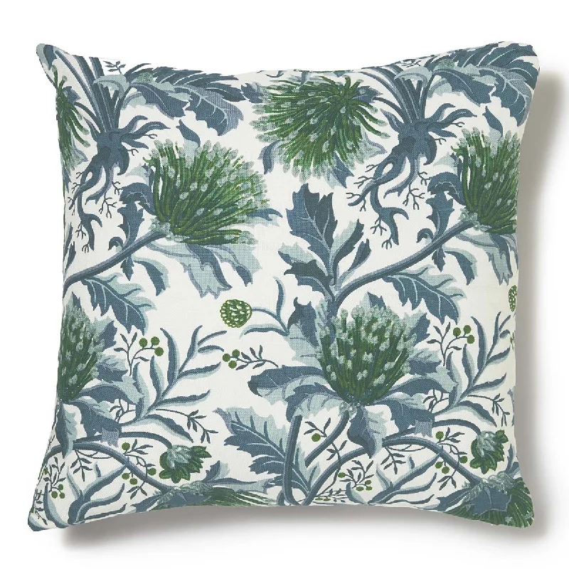 Matchstick Banksia Blue 24"x24" Cushion Cover