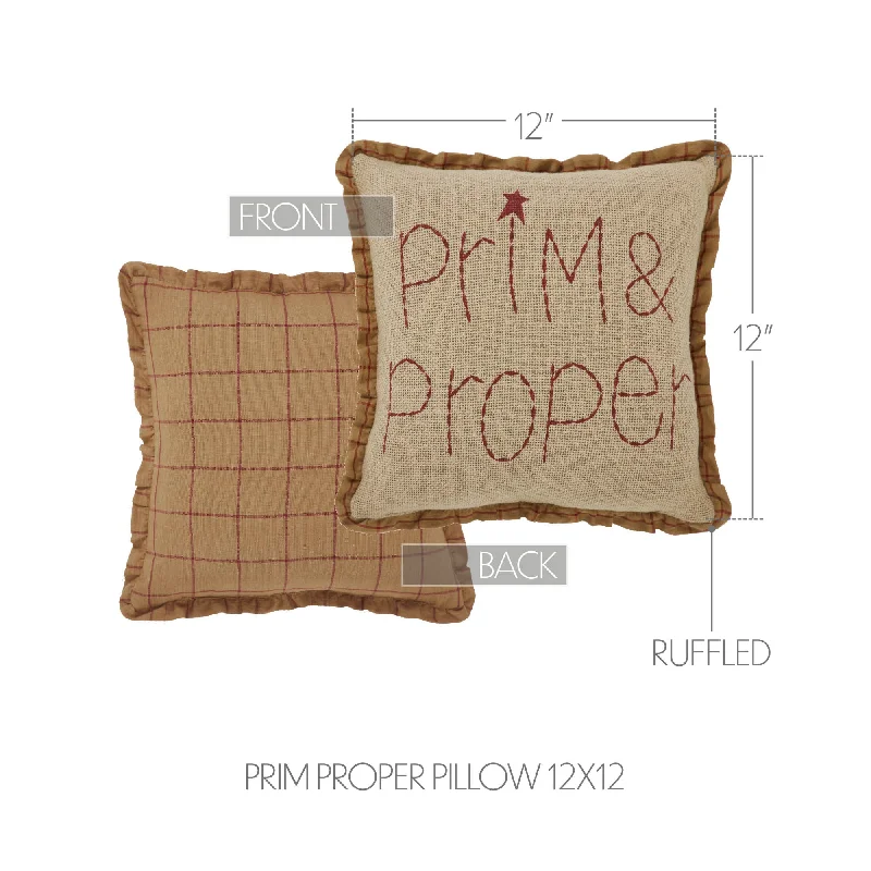 Connell Prim & Proper Pillow 12x12