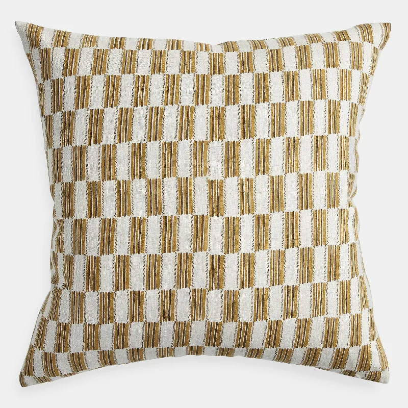 Lagos Saffron Square Pillow