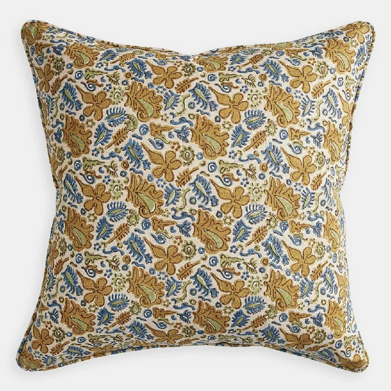 Maluku Saffron Square Pillow