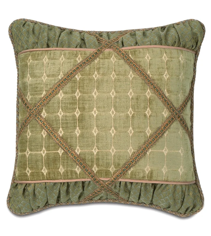 Jasmine Geometric Decorative Pillow Cover 16x16