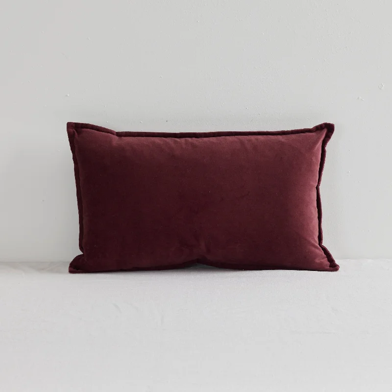 Hudson V2 Velvet Cushion - Port - 30X50