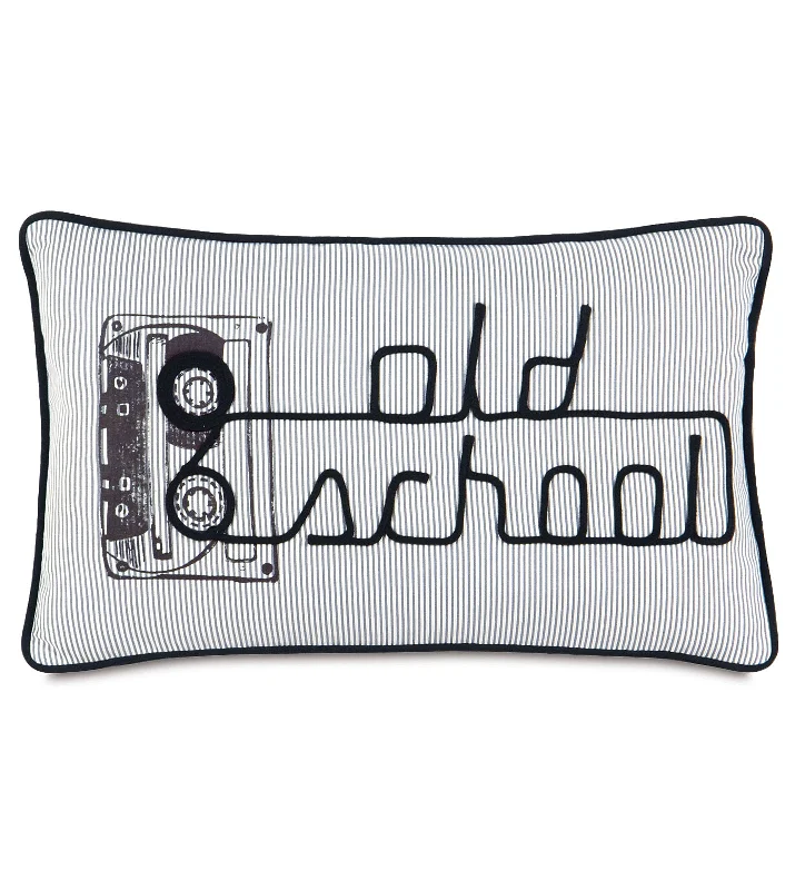 Austin "Old School" Lumbar Pillow Cover 13x22