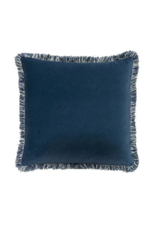 Fringed Velvet Cushion | Andrew Martin Pelham