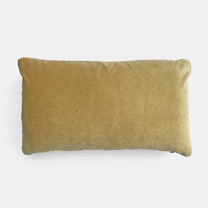 Sanibel Ginger Velvet Lumbar Pillow