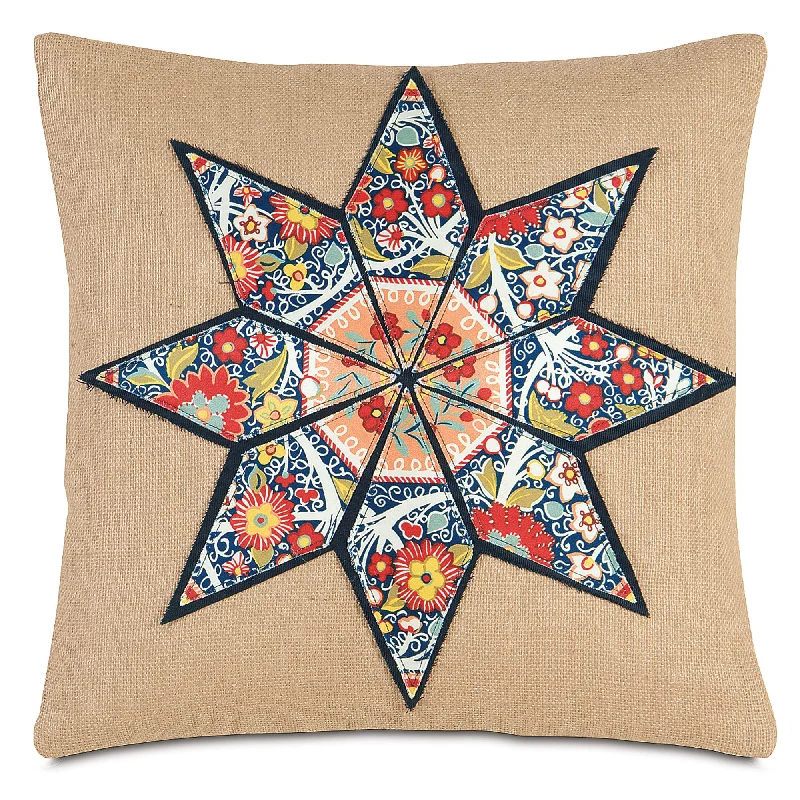 Folkloric Decorative Pillow 18x18