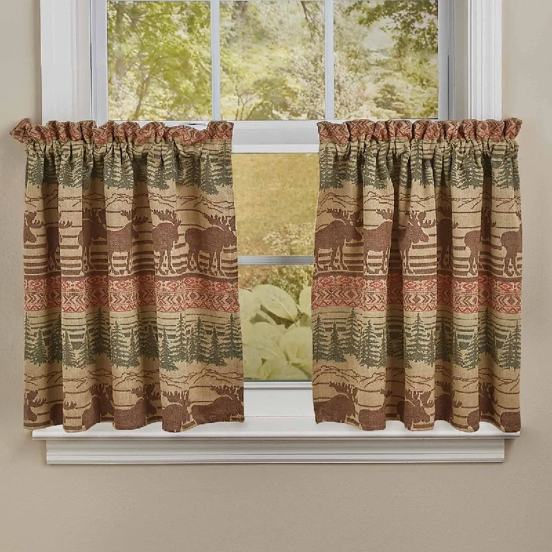 Park Designs Moose Jacquard Tiers 72'' x 24" - 72" X 24"