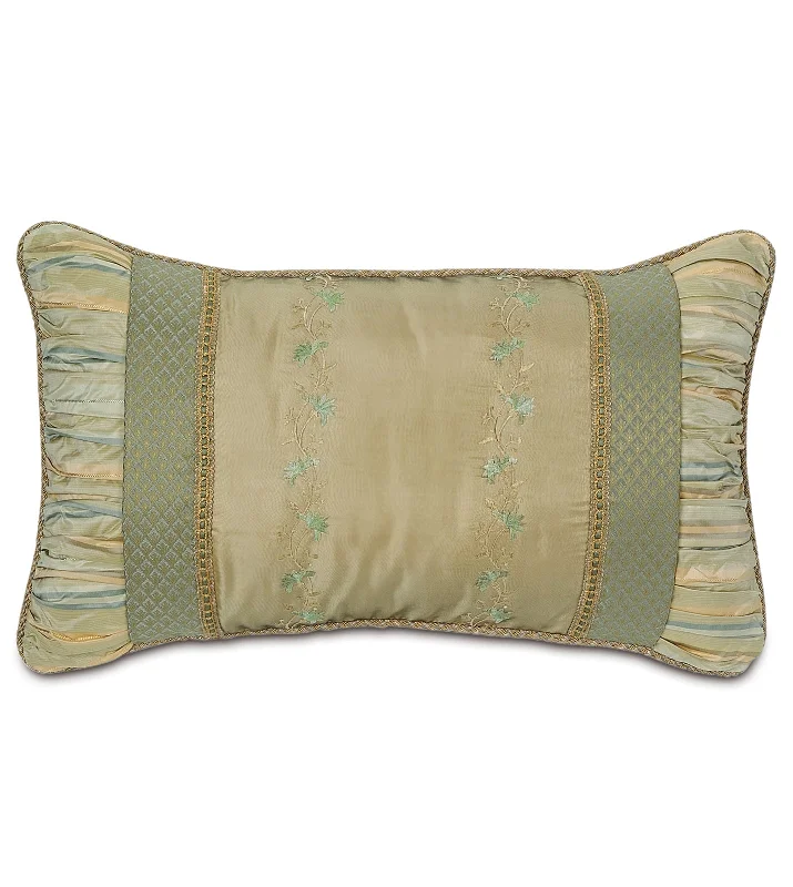 Jasmine Floral Lumbar Pillow Cover 15x26