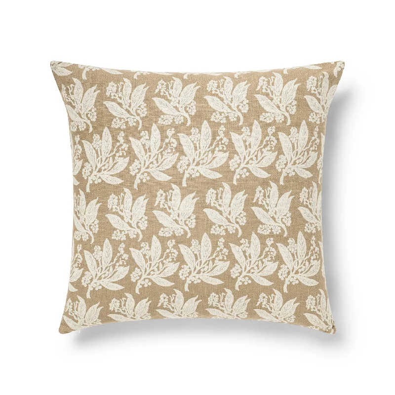 Golden Wattle Oatmeal 24"x24" Cushion Cover