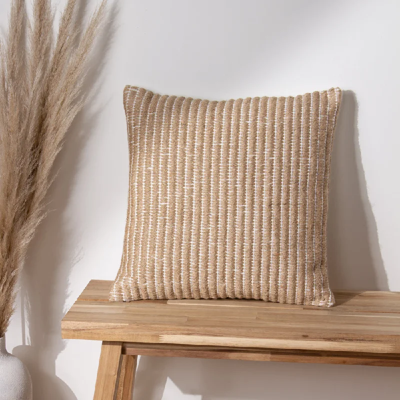 Weaves Stripe Cushion Natural