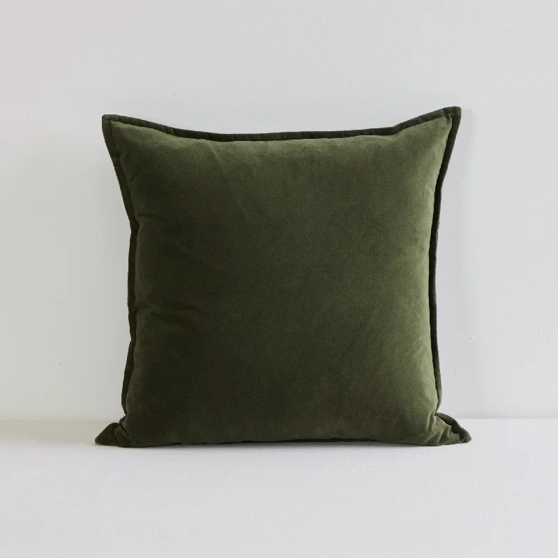 Hudson V2 Velvet Cushion - Lichen - 50X50