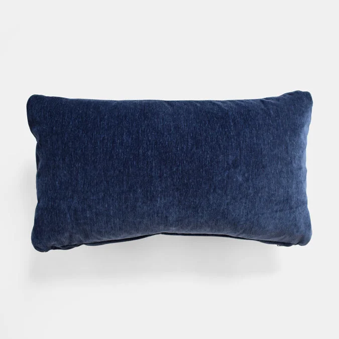 Everest Ink Velvet Lumbar Pillow