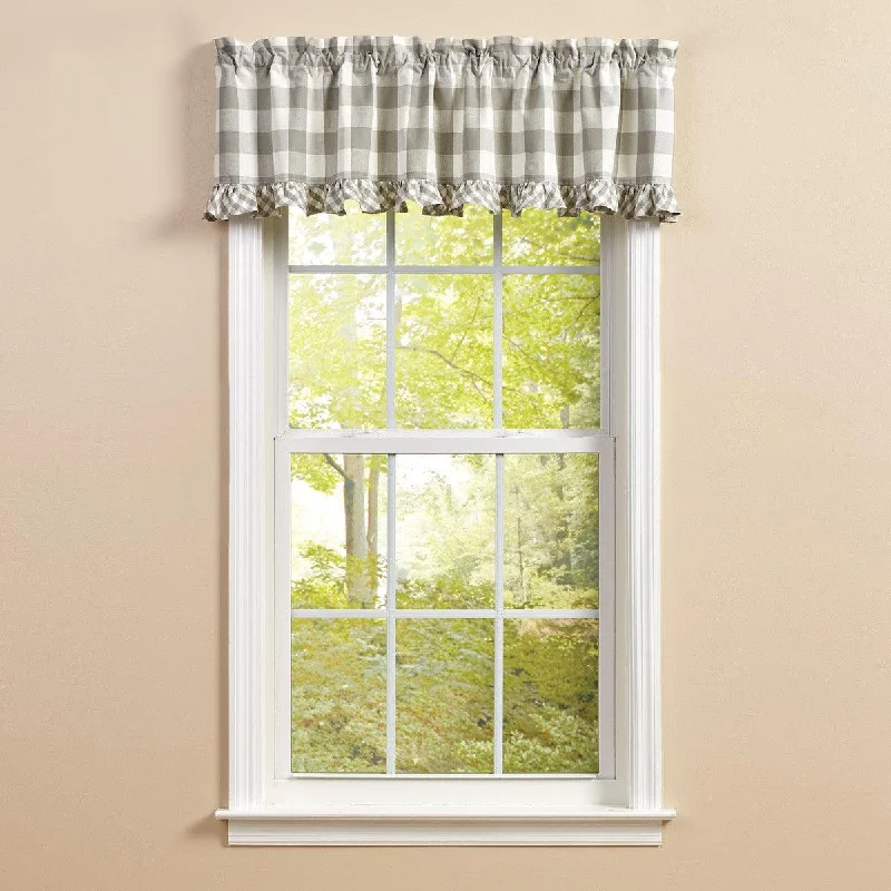 Wicklow Ruffled Valance 14" L - Dove Park designs