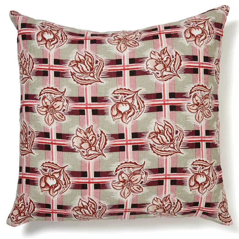 Madras Plum 60x60 Cushion Cover