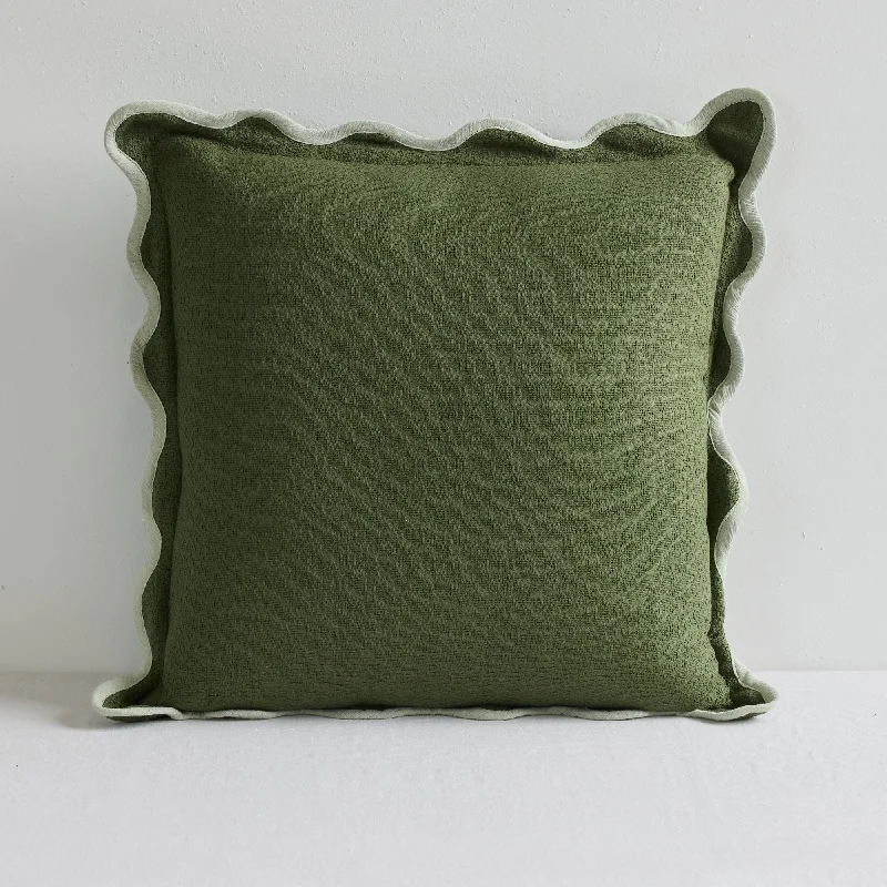 Pearl Cushion - Mid Green/Mint - 50x50cm