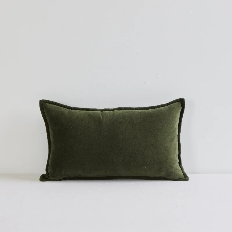 Hudson V2 Velvet Cushion - Lichen - 30X50