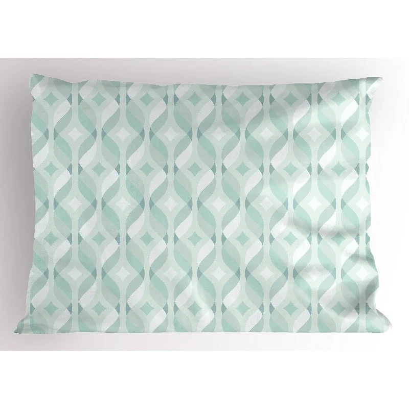 Ambesonne Seafoam Pillow Sham, Decorative Standard Size Printed Pillowcase