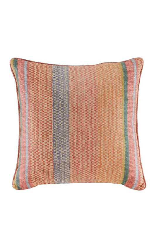 Multi-colored Geometric Print Cushion | Andrew Martin Oxus