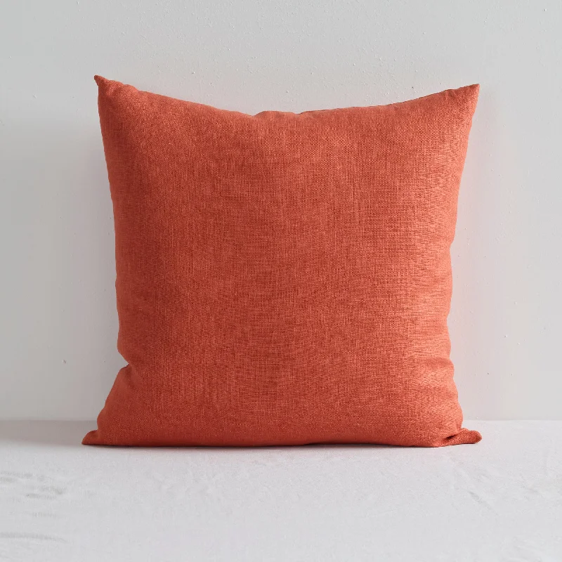 Jasper V2 Linen Cushion - Tangelo - 50X50