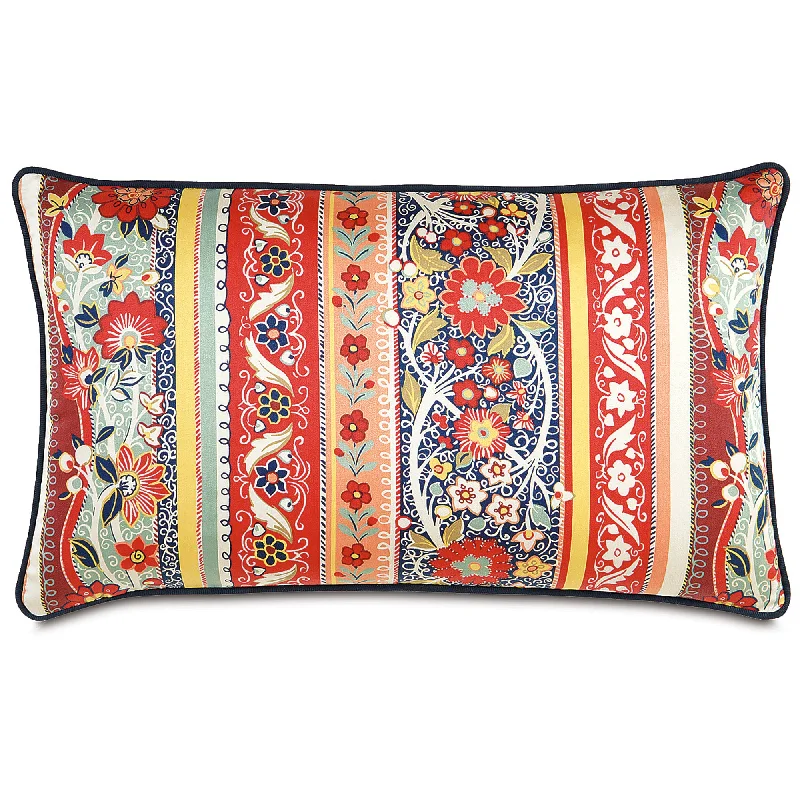 Folkloric Decorative Pillow 13x22