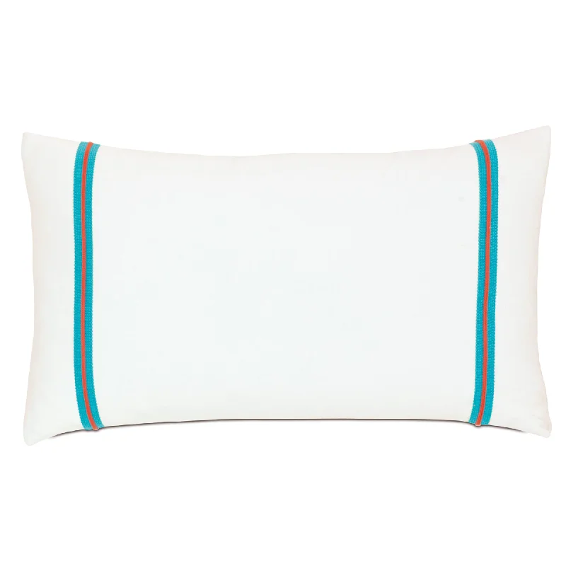 Poolside Wading Outdoor Lumbar Pillow Cover 15x26