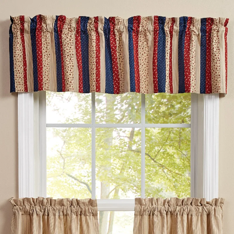 Agate Patch Lined Valance 14" L - Park designs