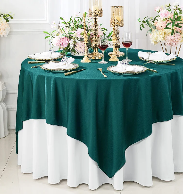 72"x72" Seamless Square Scuba (Wrinkle-Free) (240 GSM) Tablecloth /Table Overlay- Oasis (1pc)