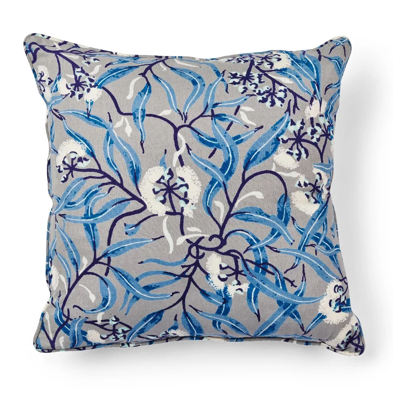 River Gum Blue 20"x20" Cushion Cover