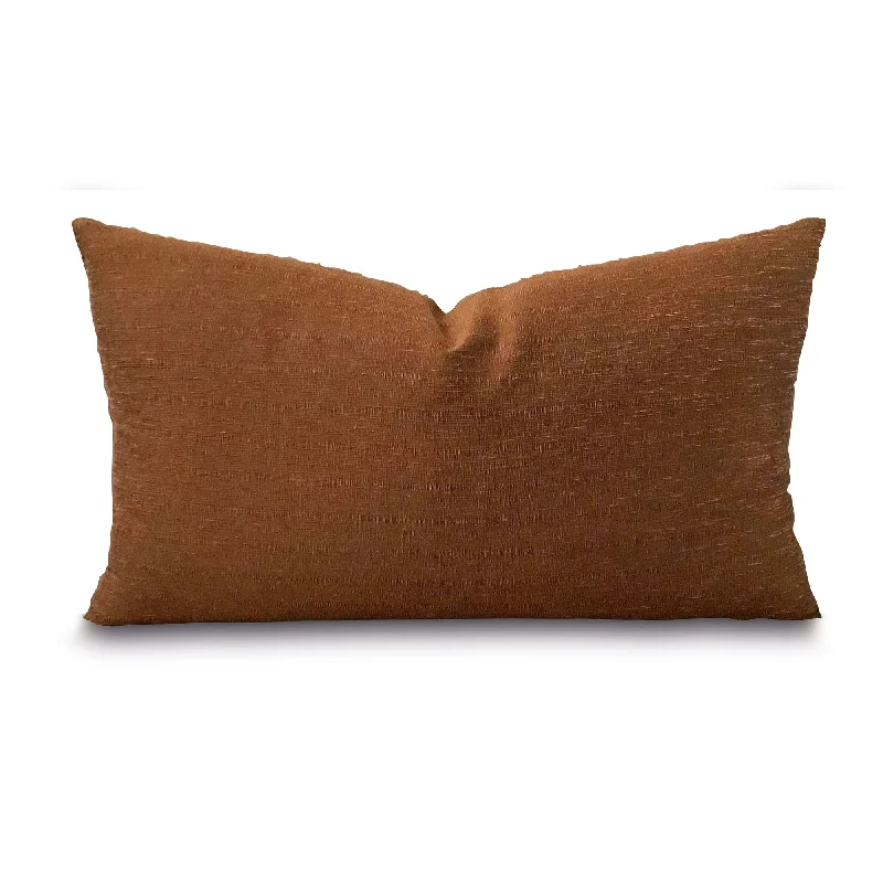 Earthen Brown Decorative Pillow Cover 15x26