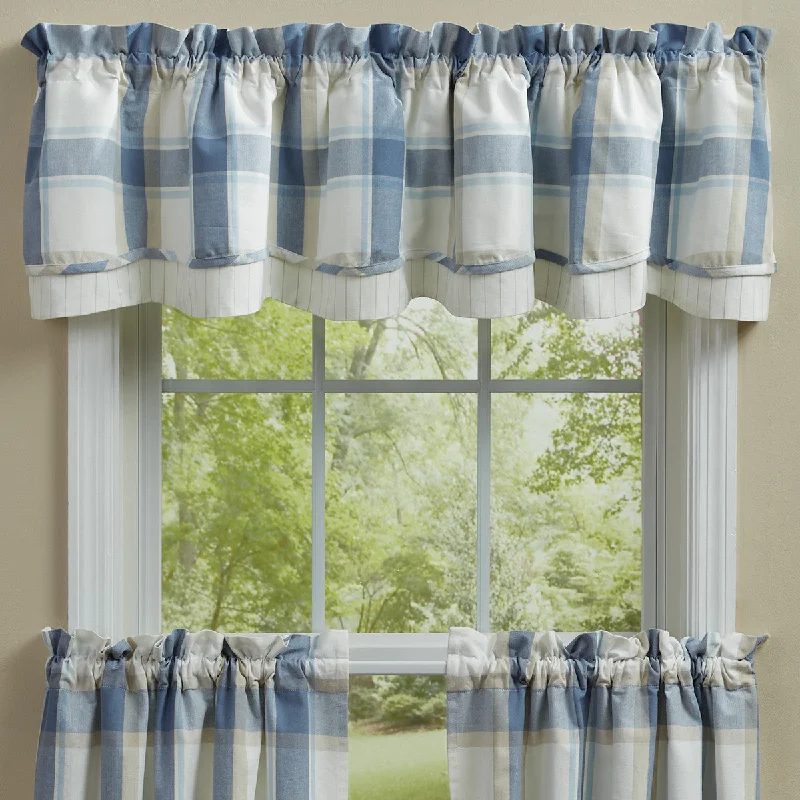 Aviary Valance - Lined Layered 72x16 Set of 2 Park designs