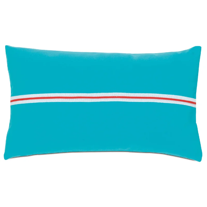 Poolside Flop Outdoor Lumbar Pillow Cover 13x22