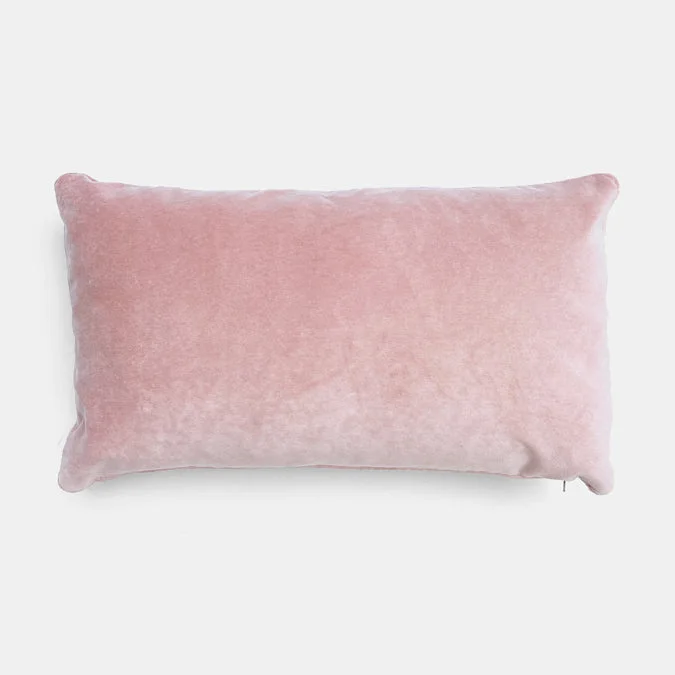 Sanibel Dahlia Velvet Lumbar Pillow