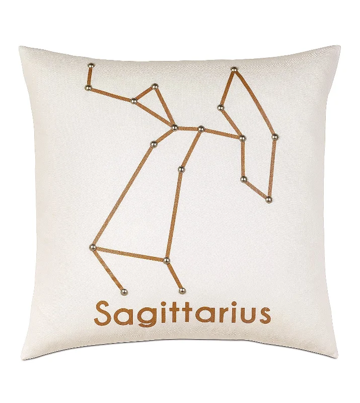 Sagittarius Constellation Throw Pillow Cover 20x20