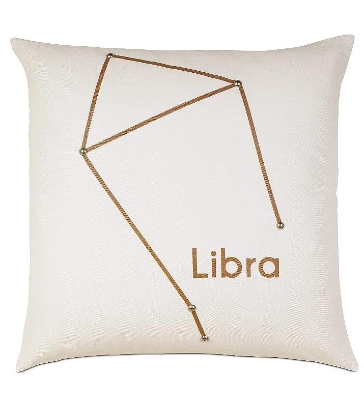 Libra Constellation Throw Pillow Cover 20x20