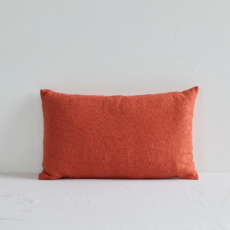 Jasper V2 Linen Cushion - Tangelo - 30X50