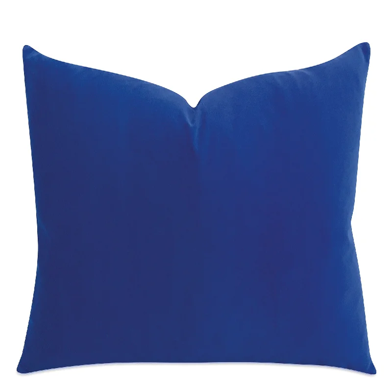 Royal Blue Luxury Velvet Throw Pillow Cover 24x24