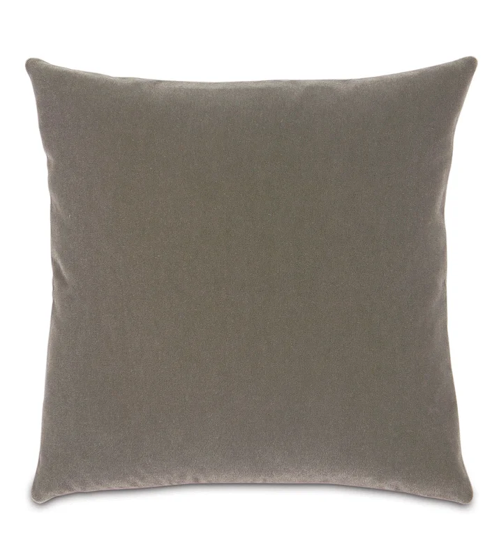 Luxury Mohair Decorative Pillow Cover in Keystone