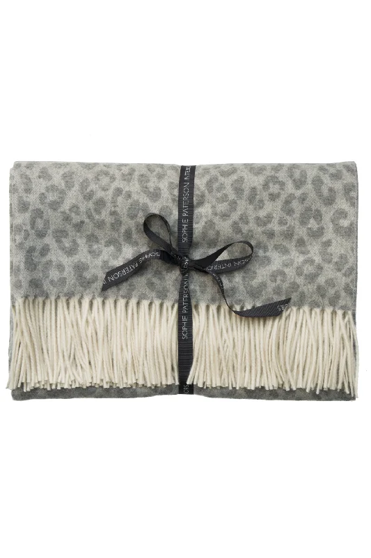 Animal Print Wool Throw | Andrew Martin Wildcat