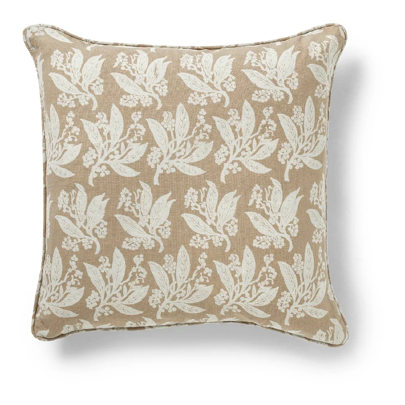 Golden Wattle Oatmeal 20"x20" Cushion Cover