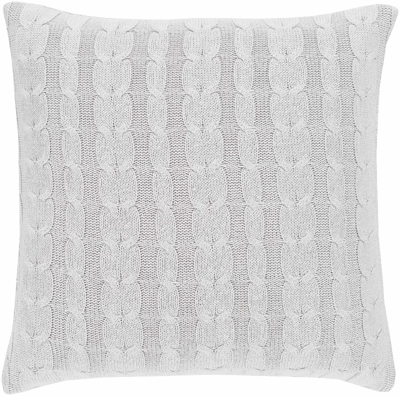 Beachmere Slate Knitted Accent Pillow - Clearance